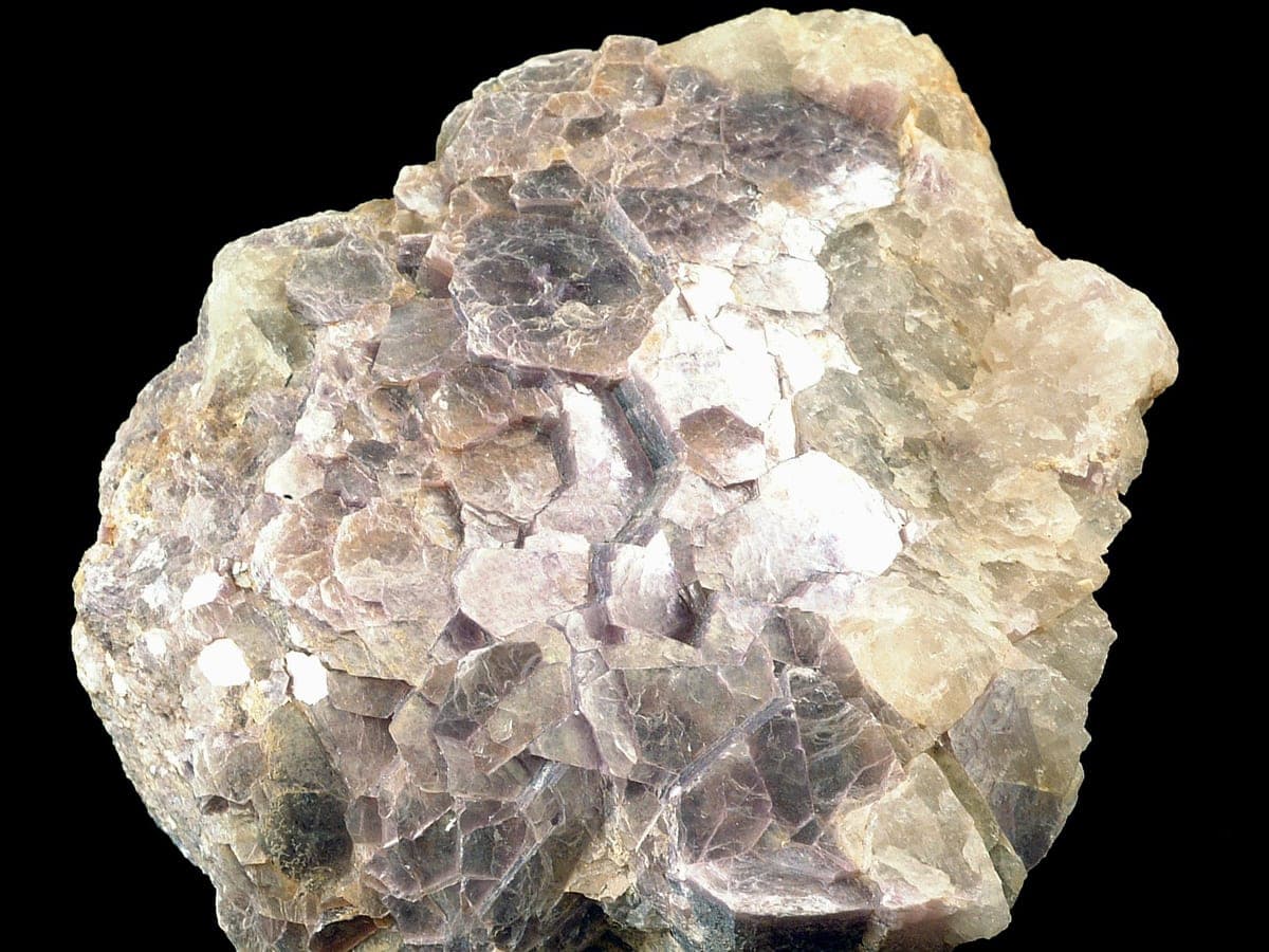 Lepidolite, a lilac lithium mica